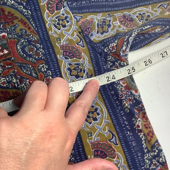 Vintage J.G. Hook Paisley Button-Up – Women’s XL – 100% Cotton Long Sleeve - Picture 4 of 11